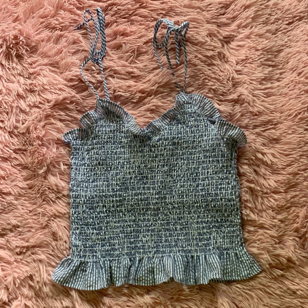 Fashion Nova striped tank.